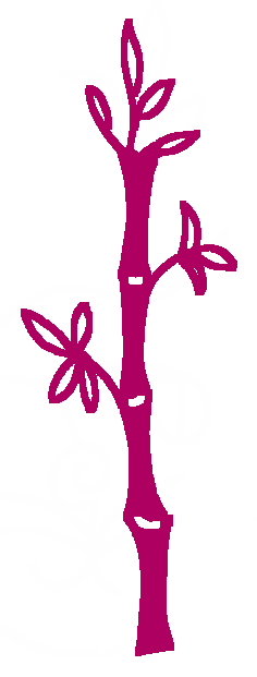 a hand drawing of a bamboo shoot